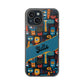 Phone Case — Colorful Abstract Faces Clear Impact-Resistant Case