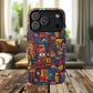 Vibrant Artistic Phone Case | Tough Magnetic Cases | Unique Gift for Art Lovers, Colorful Accessory, iPhone 14, 15, 16, 17 Case.