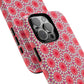 Roseburst Mosaic Vibrant Flower Pattern iPhone Case, Stylish iPhone Cover, Tough Magnetic Case, Floral Gift, Trendy Accessory for Her