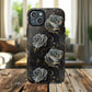 Midnight Bloom Tough iPhone Magnetic Cases,  iPhone 14, iPhone 15, iPhone 16, Pro, Pro Max, Plus MagSafe Case, Protective Tech Accessories, Gift for Her, Floral Design
