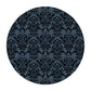 Opulent Dusk Elegant Floral Mouse Pad - Dark Vintage Design for Home Office.