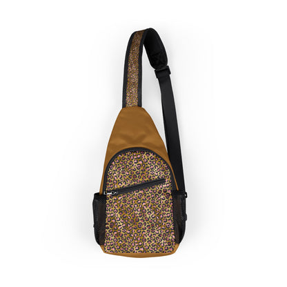 Trendy Leopard Luxe Chest Bag for Stylish Adventures, Cross Body Sling Bag, Chest Bag, Crossbody Backpack, Travel Bag