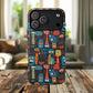 Urban Totem Vibe Tough iPhone Magnetic Case, Colorful Bohemian Art, Unique Gift for Him/Her, Holiday Accessory, iPhone Protection, MagSafe iPhone Case.