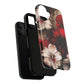 Crimson Noir Tough iPhone Magnetic Cases, Tough iPhone Protector, Stylish Floral Design, Gift for Her, Floral Accessories