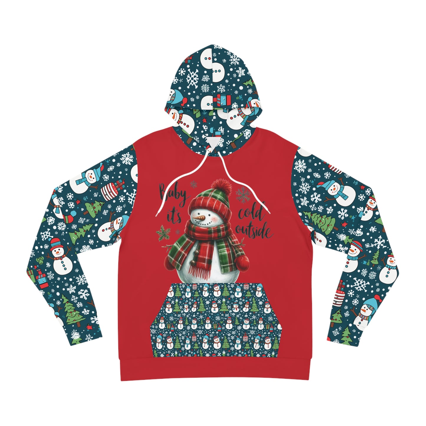 That Ugly Christmas Fashion Hoodie with All-Over Print - Unisex Medium Heavy Fabric