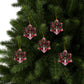 Corquette Bow Ceramic Ornaments, 2-Side Print, (1pc, 3pcs, 5pcs, 10pcs)