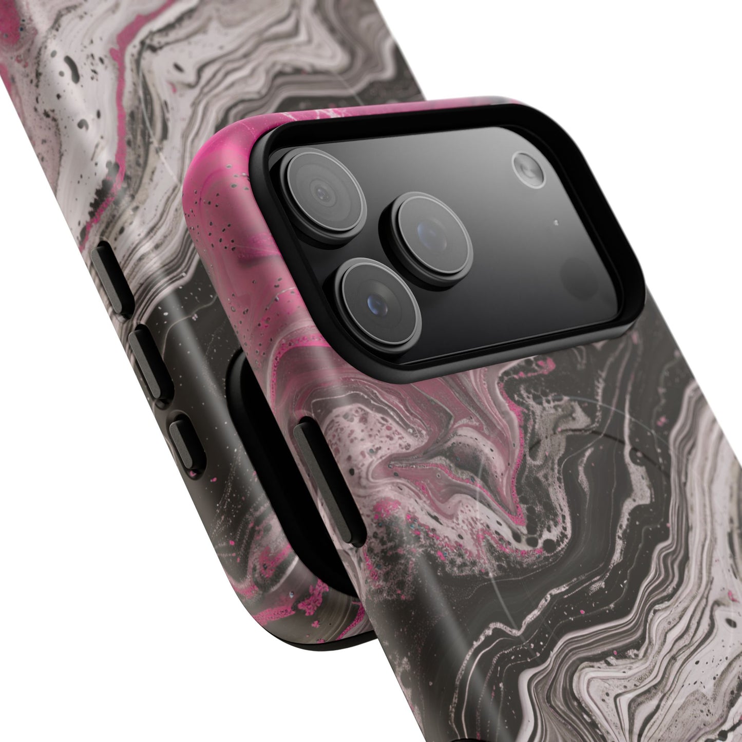 Stylish Magnetic iPhone Cases for Tough Protection, Trendy iPhone Covers, Gift for Teens, Modern Tech Accessories, Marble iPhone Design Cases