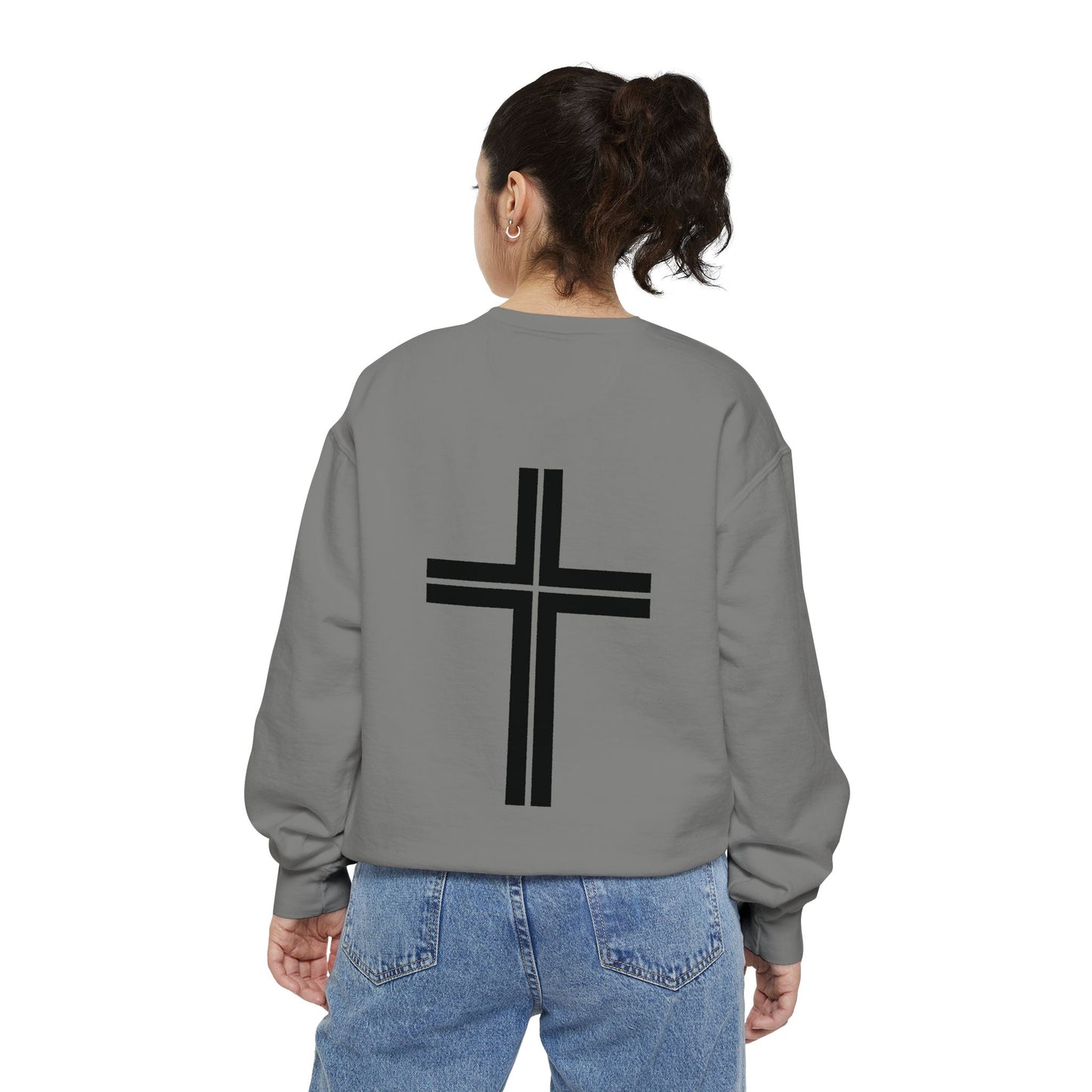 JESUS Unisex Comfort Colors Garment-Dyed Sweatshirt