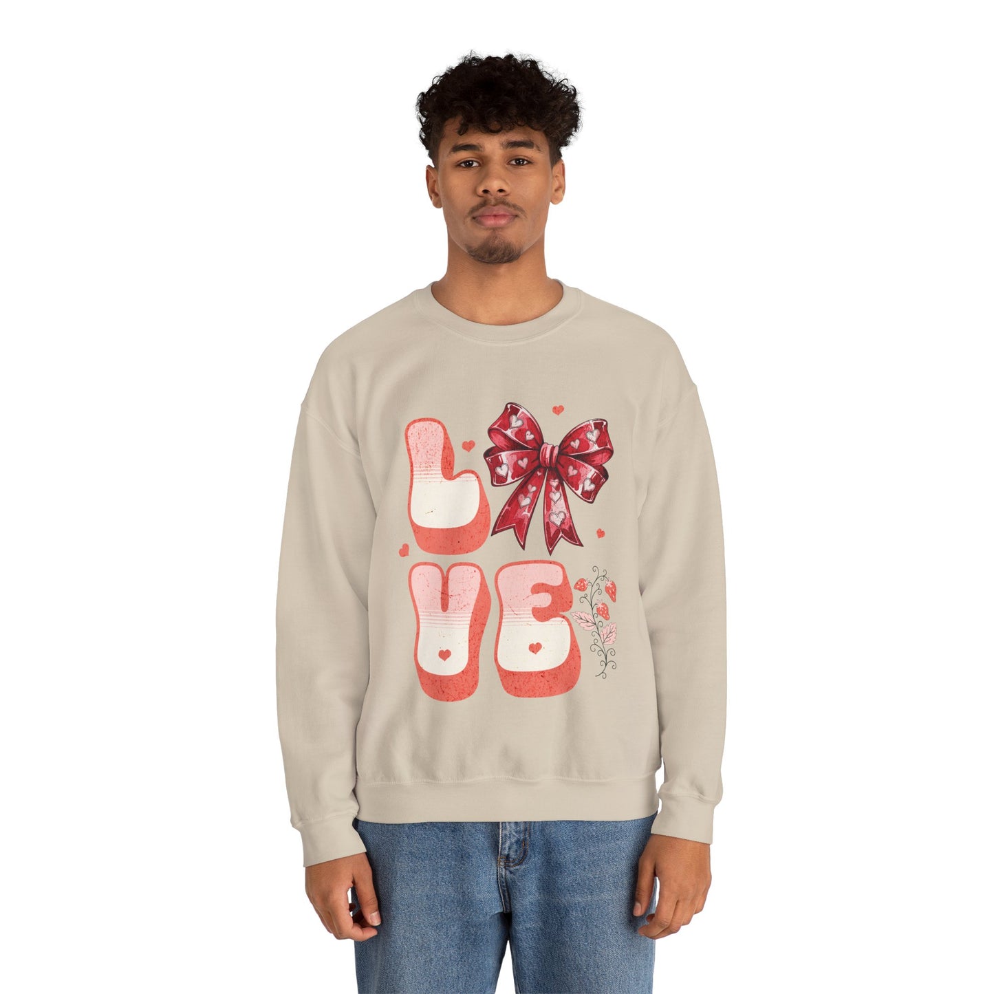 LOVE Coquette Unisex Heavy Gildan Blend™ Crewneck Sweatshirt.