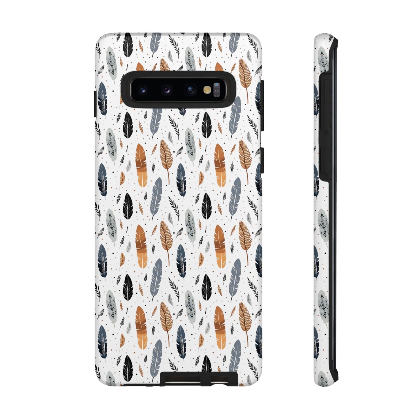 Whispering Feathers Samsung and Google Tough Cases