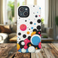 Vibrant Bubble Bloom Galaxy Magnetic iPhone Cases, Artistic Protection for Your Device, Gift for Tech Lovers, Colorful Designs, Unique iPhone Accessories