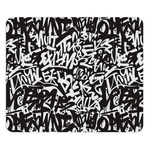 Urban Graffiti Mouse Pad - Stylish Desk Accessory for Creative Spaces