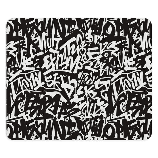 Urban Graffiti Mouse Pad - Stylish Desk Accessory for Creative Spaces
