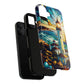 Stained Glass Lighthouse Phone Case - Tough Magnetic Cases, Unique Gifts for Nature Lovers, Beach Vibes, Travel Accessories, Coastal Decor