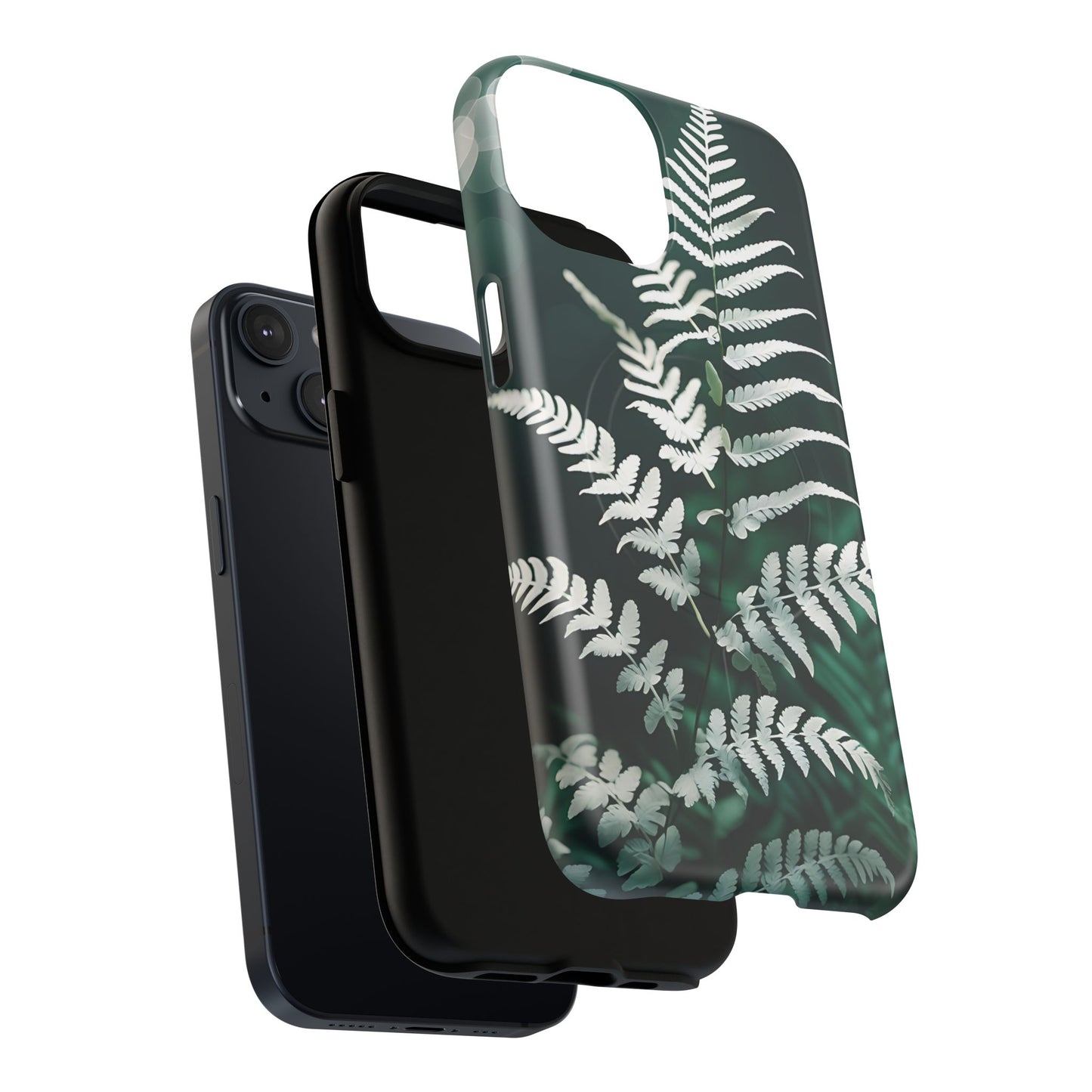 Elegant Fern Design Phone Case, Tough iPhone Cover, Nature Lover Gift, Botanical Phone Protector, Eco-Friendly Accessory