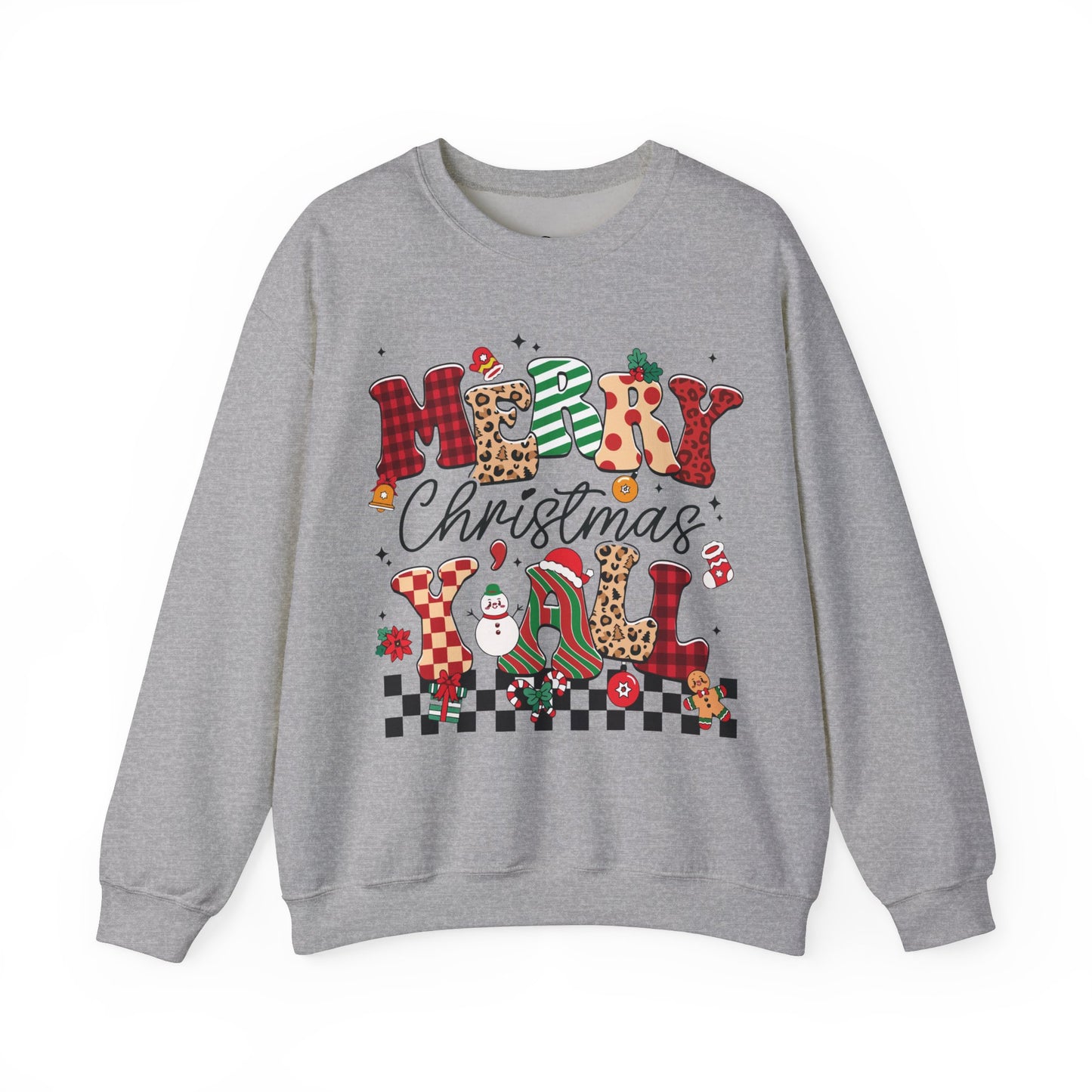 Merry Christmas Unisex Heavy Blend™ Crewneck Sweatshirt