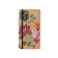 Floral Scripture Flip Case — "Let Your Light Shine" Wallet Phone Cover (Matthew 5:16)