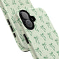Elegant Ribbon iPhone Case, Stylish Magnetic iPhone Case, Chic iPhone Cover, Green Bow Design, Gift for Her, Everyday Essential, Coquette iPhone Case