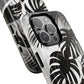 Personalized Monochrome Monstera Tropical Phone Case - Tough Magnetic MagSafe® Cases, Gifts for Nature Lovers, Stylish Phone Accessories, Gifts for Her.