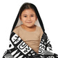 Abstract Rhythm Cozy Snuggle Youth Hooded Towel