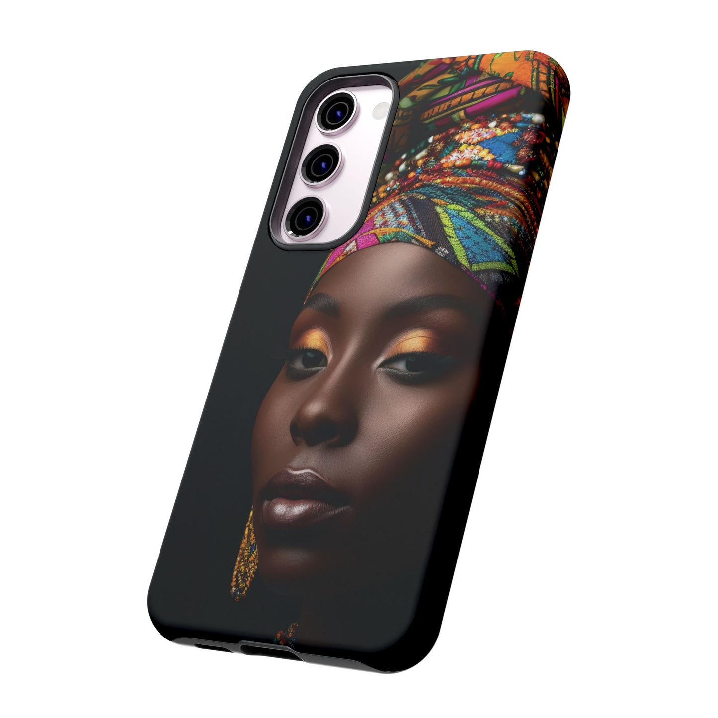 Regal Reflections: African Majesty Tough Google Pixel, iPhone and Samsung Cases.