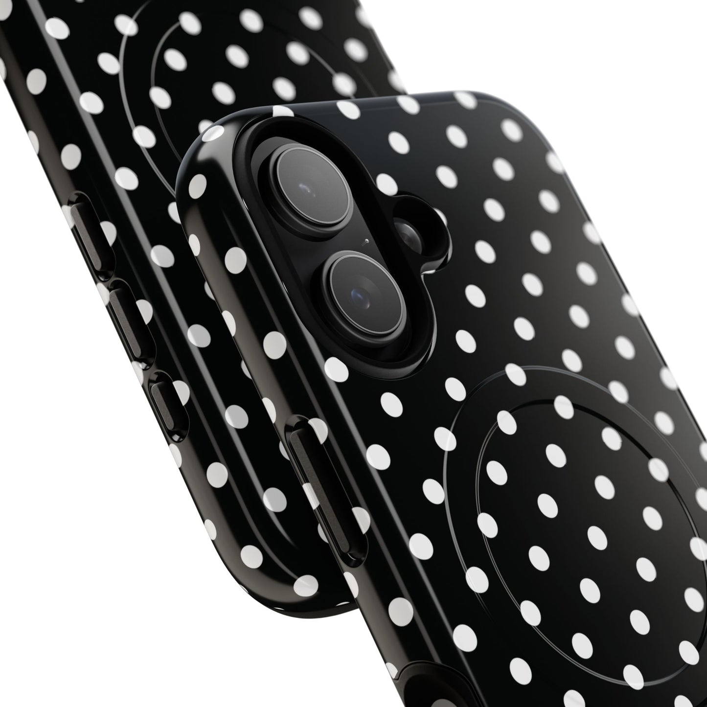 Polka Dot Tough iPhone Magnetic Case, Stylish iPhone Cover for Protection, Unique Gift for Birthdays, Holidays, Tech Lovers