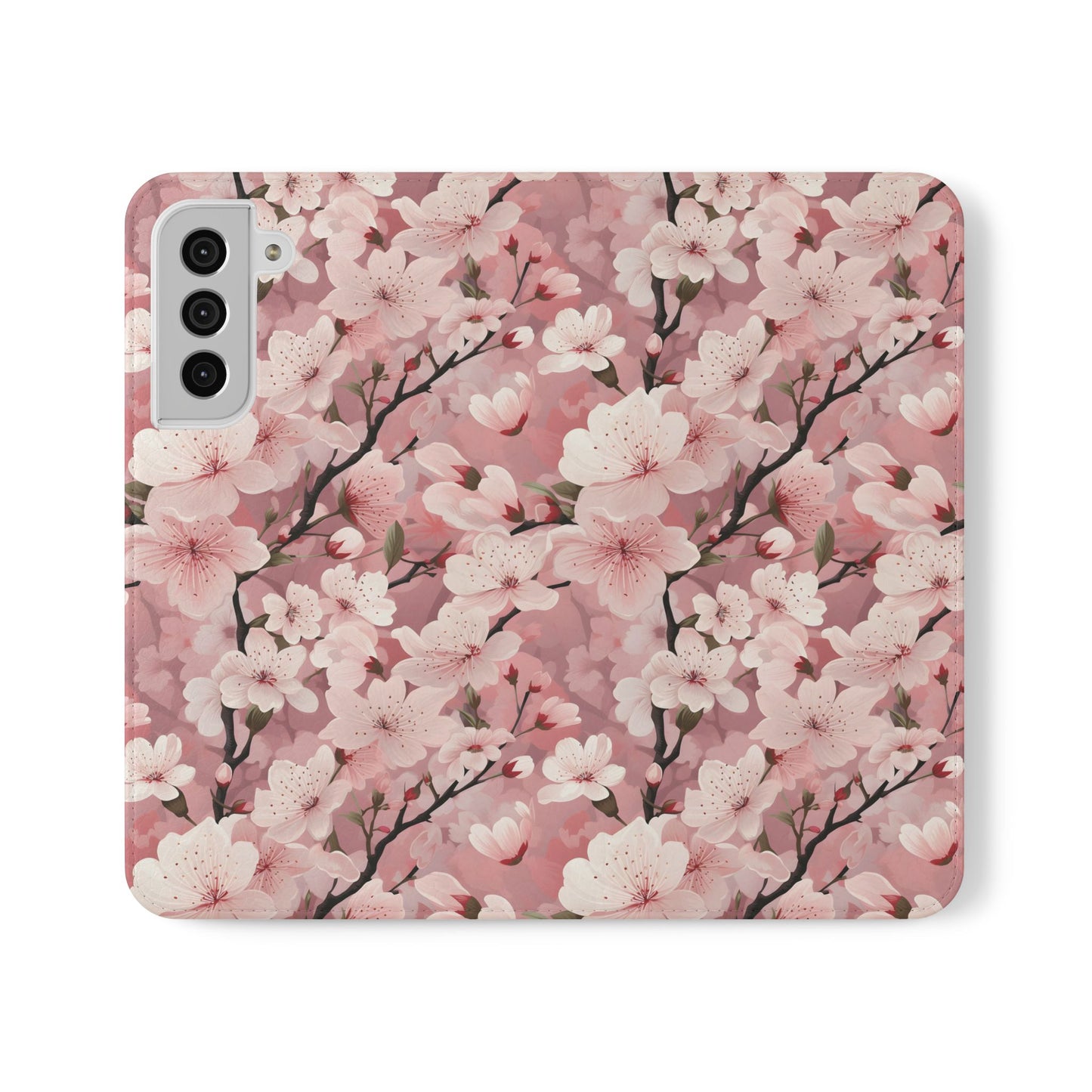 Cherry Blossom Flip Case — iPhone & Samsung Protective Phone Case