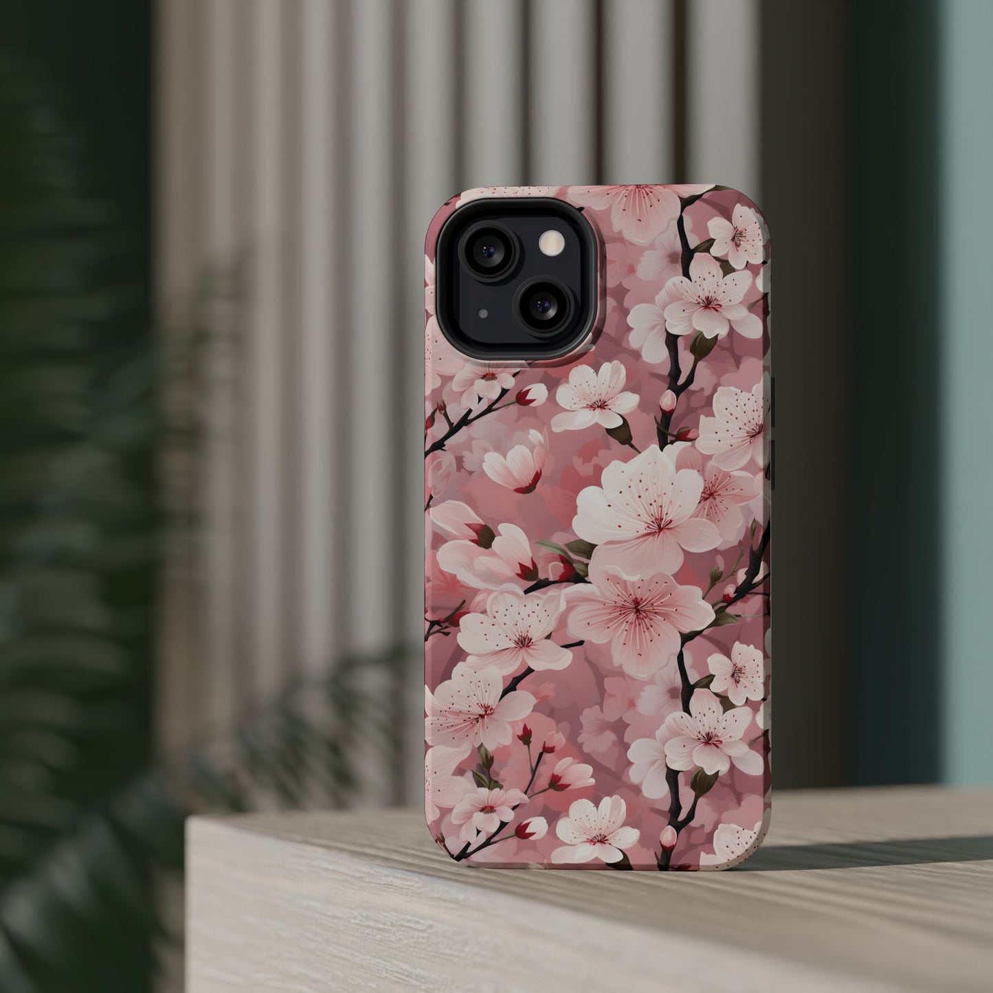 Cherry Blossom Magnetic Tough iPhone Cases