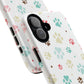 Pet Lover Magnetic iPhone Case - Cute Paw Print Design, Tough Magnetic Cases for Dog and Cat Owners, Gift for Animal Lovers