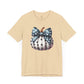 Polka Dot Pumpkin Charm Unisex Jersey Short Sleeve Tee