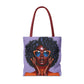 Afro Luxe Glow Tote Bag
