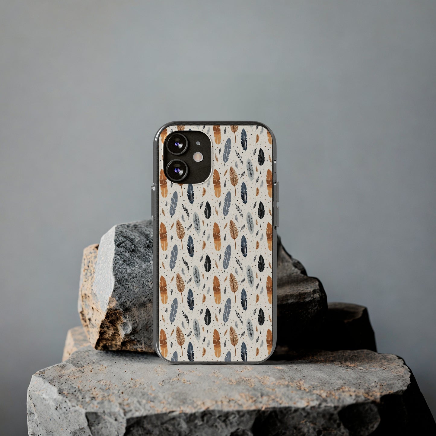 Whispering Feathers Soft iPhone, Google and Samsung Cases