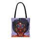 Afro Luxe Glow Tote Bag