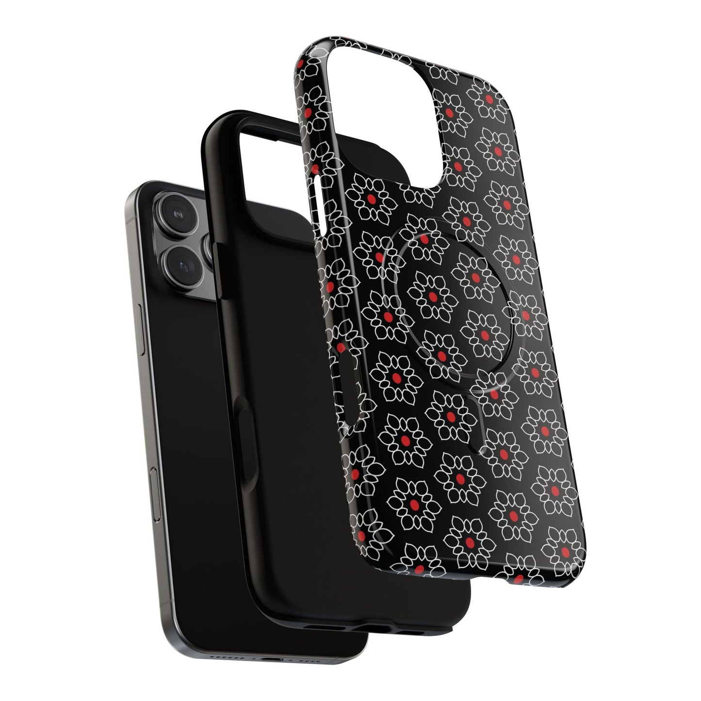 Floral Power Magnetic Tough iPhone Cover | Tough iPhone Cover, Floral Design, Custom iPhone Accessory, Gift for Her, iPhone Case