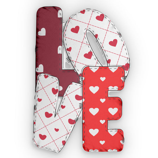 Custom LOVE Shaped Pillows.