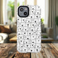 Cute Woof Line-Up iPhone Case, Tough Magnetic Case for Pet Lovers, Stylish Phone Accessory, Gift for Dog Owners, Protective Pet Case