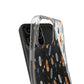 Whispering Feathers Clear Silicone iPhone Cases