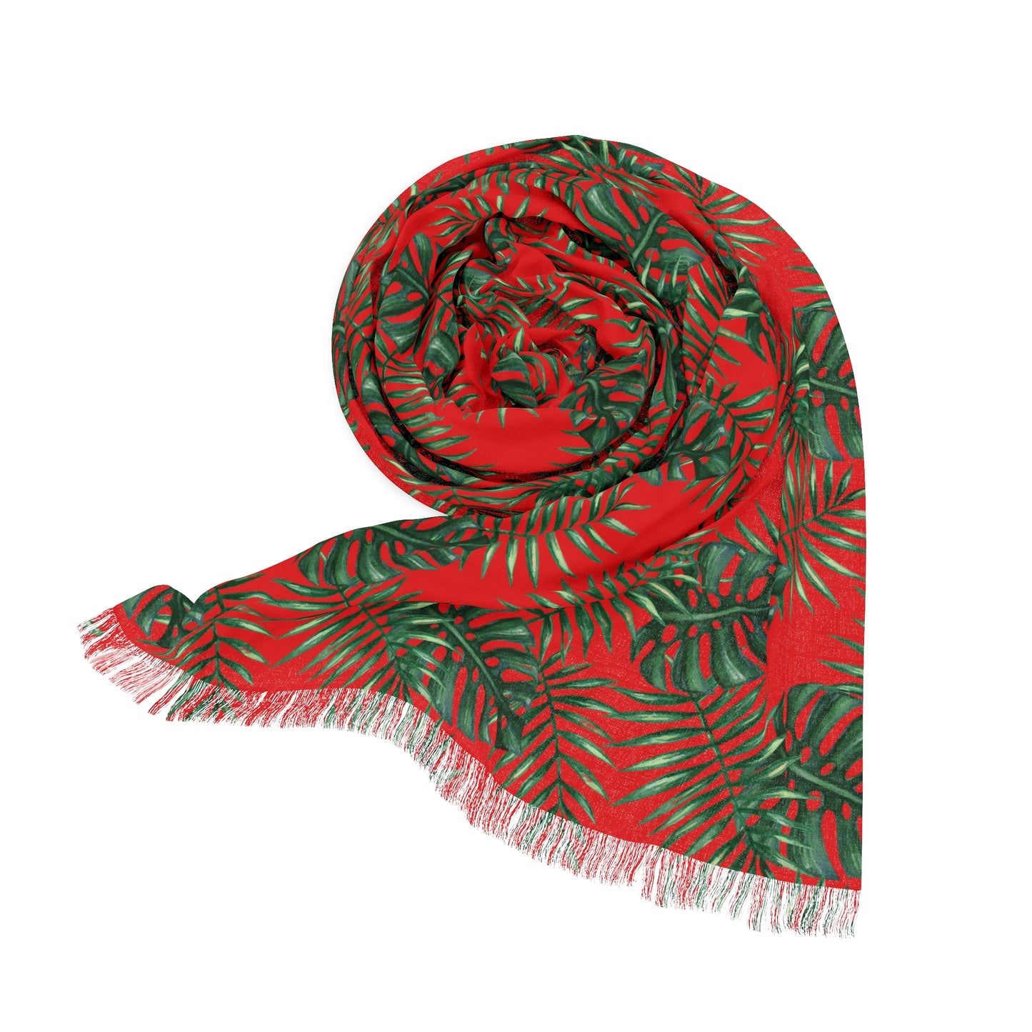 Red Tropical Bliss Light Scarf