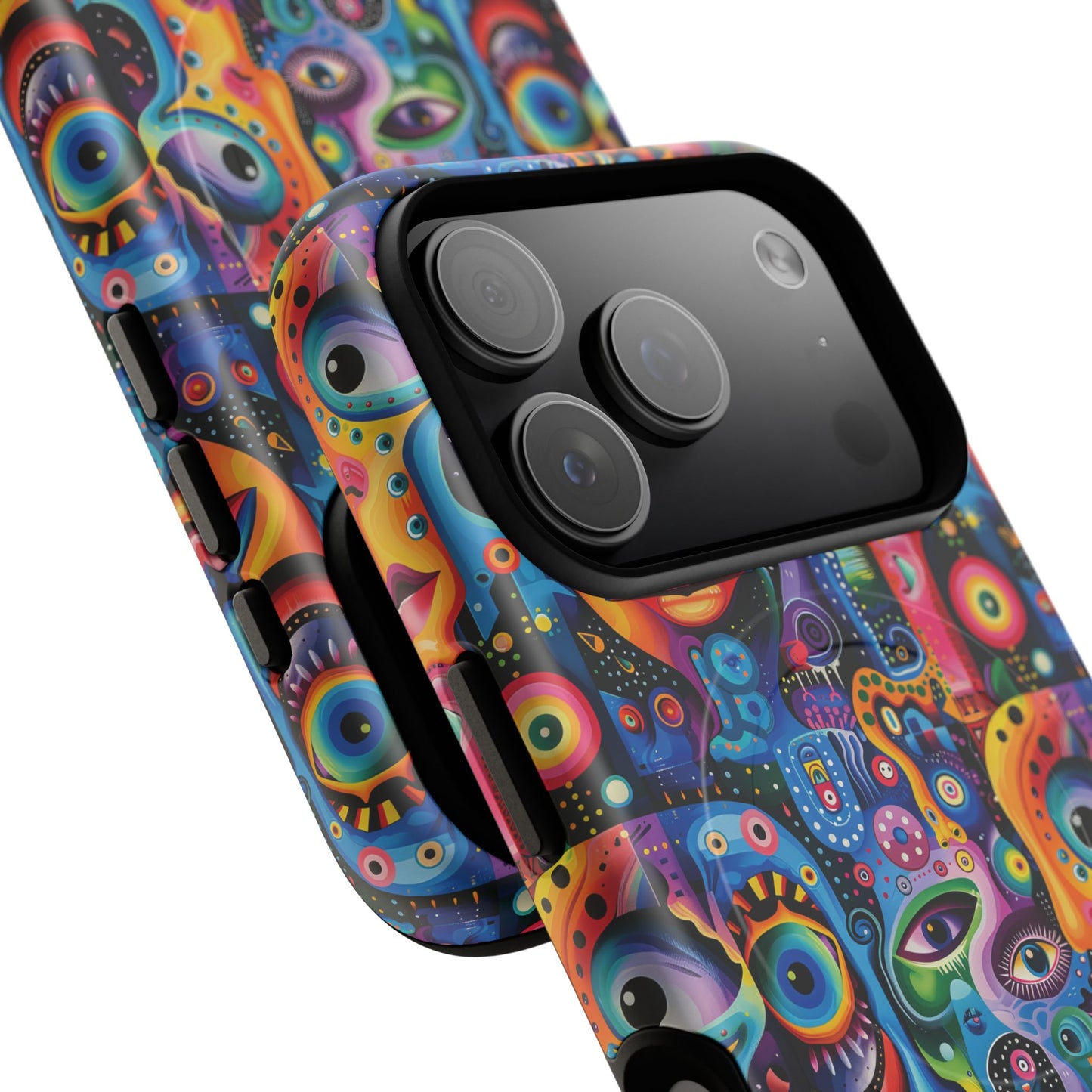 Psychedelic Visions Tough iPhone Magnetic Case - Unique Art iPhone Cover