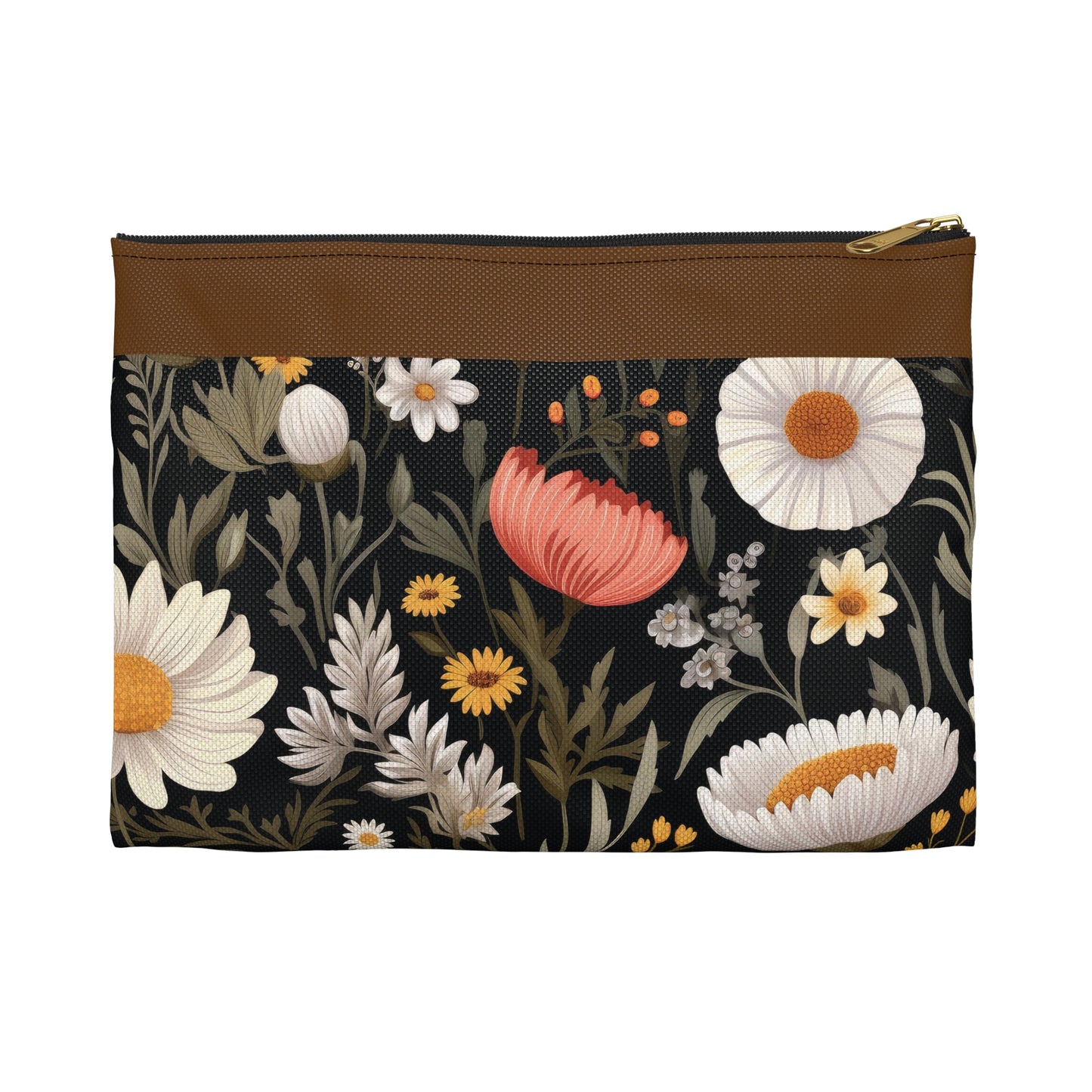 Blossom Elegance: Noir Garden Accessory Pouch