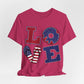 Patriotic Love Unisex Jersey Short Sleeve Tee