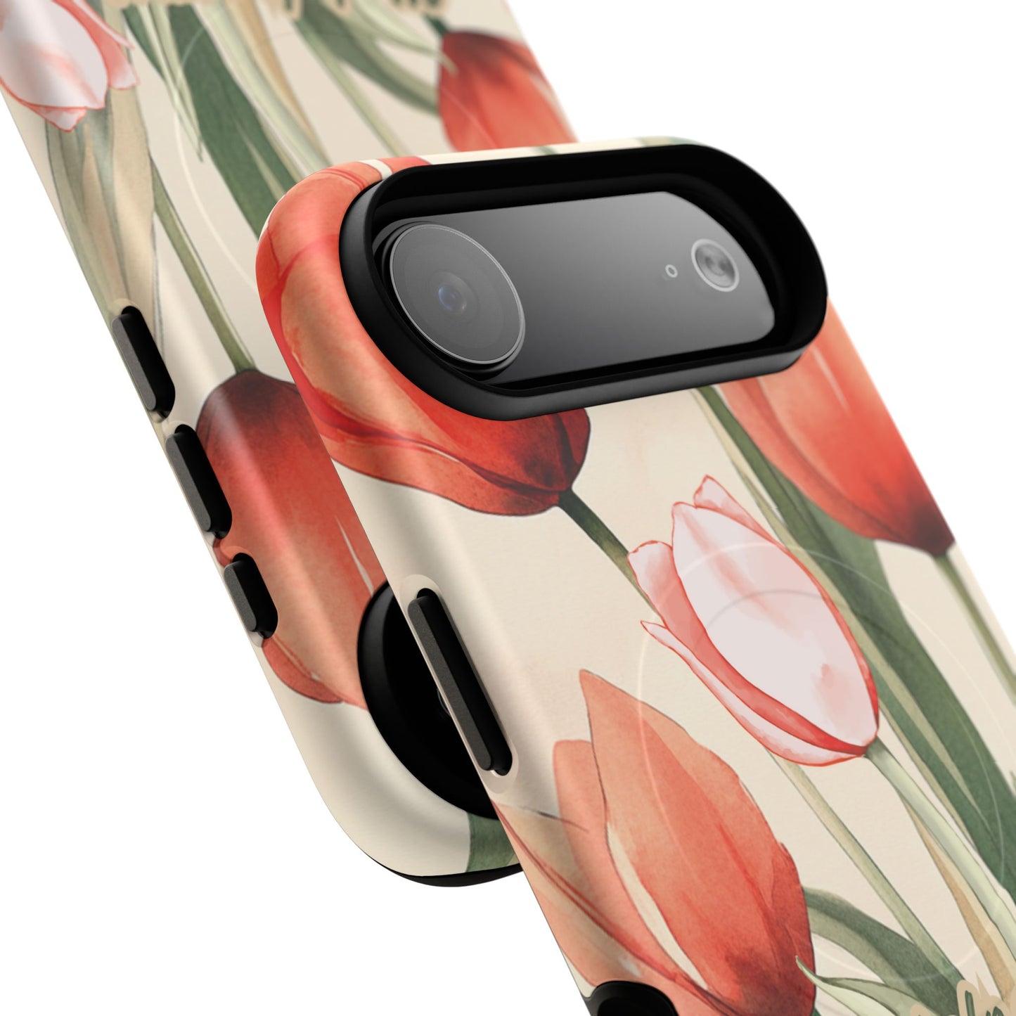 My Help comes from the Lord Psalm 121:2, Inspirational Gift, Tough iPhone Magnetic Case Scripture, Floral Bible Verse, MagSafe® iPhone® Tough Case, iPhone 14, iPhone 15, iPhone 16, Pro, Pro Max, Plus.