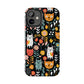 Whimsical Feline Garden iPhone and Samsung Tough Phone Cases