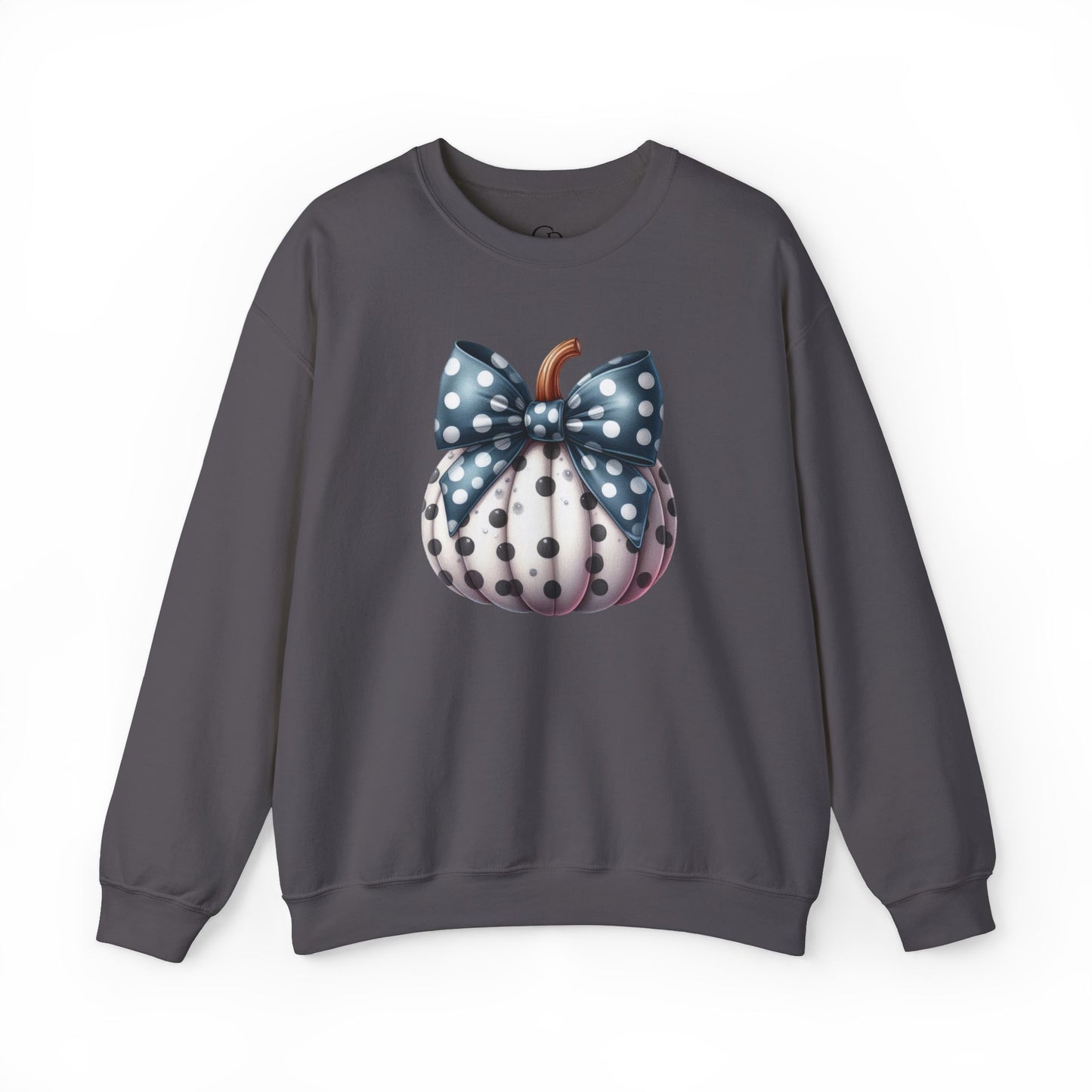 Polka Dot Pumpkin Charm Unisex Heavy Blend™ Crewneck Sweatshirt