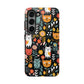 Whimsical Feline Garden Samsung Tough Phone Cases