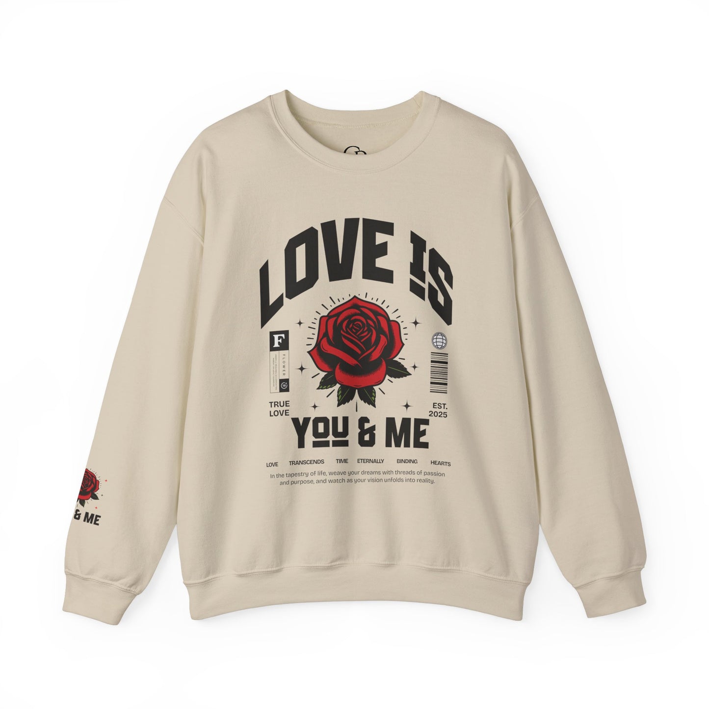 You and Me Valentines Unisex Gildan Heavy Blend™ Crewneck Sweatshirt