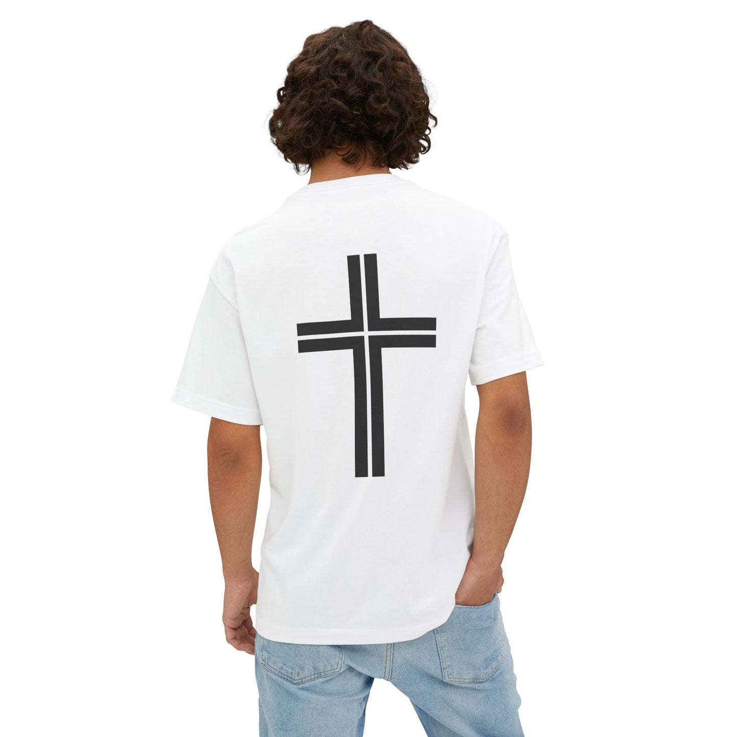 JESUS Charm Unisex Oversized Bella Canvas Boxy Tee