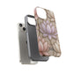 Personalized Lotus Floral Stained Glass Effect Tough Phone Case