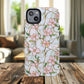 Blossom Veins Tough iPhone Magnetic Cases, Elegant Floral Designs, iPhone Floral Stained Glass Stylish Accessory, Protective Mobile Cover, Unique Gift Idea
