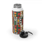 Tribal Harmony Stainless Steel Water Bottle, Sports Lid